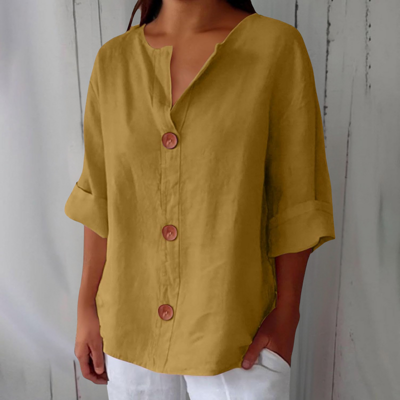 Olivia Loose Linen Blouse – Light & Comfortable Summer Top 6