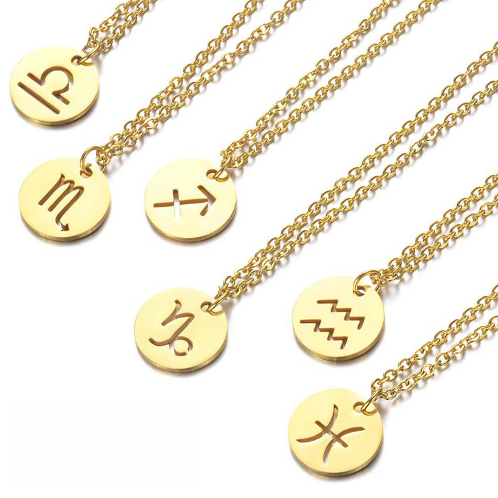 Zodiac Sign Necklace | Stainless Steel so it does not discolor