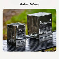 Foldable Stainless Steel Wood Stove - TrailFlame