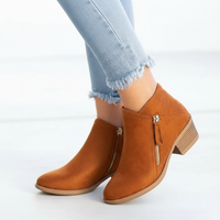 Orthopädische Lederne Stiefeletten - Leah