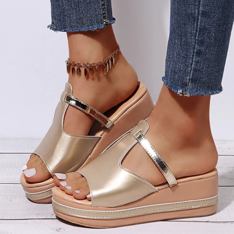 Unita - Stylish, Orthopedic Sandals with High Sole