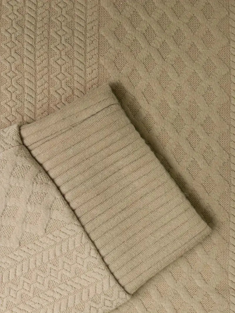 Herren Gestrickter Outdoor Pullover mit Aufnähern - Logan
