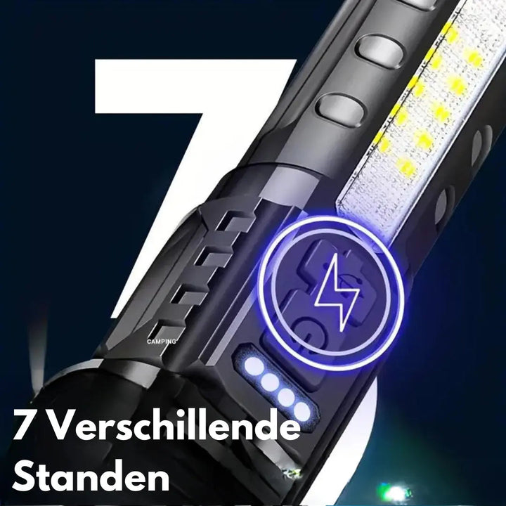Ultrafelle Military Flashlight with 5000 Lumens - PowerBeam