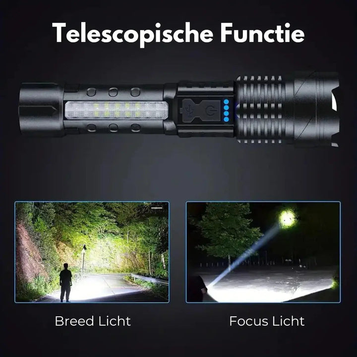 Ultrafelle Military Flashlight with 5000 Lumens - PowerBeam