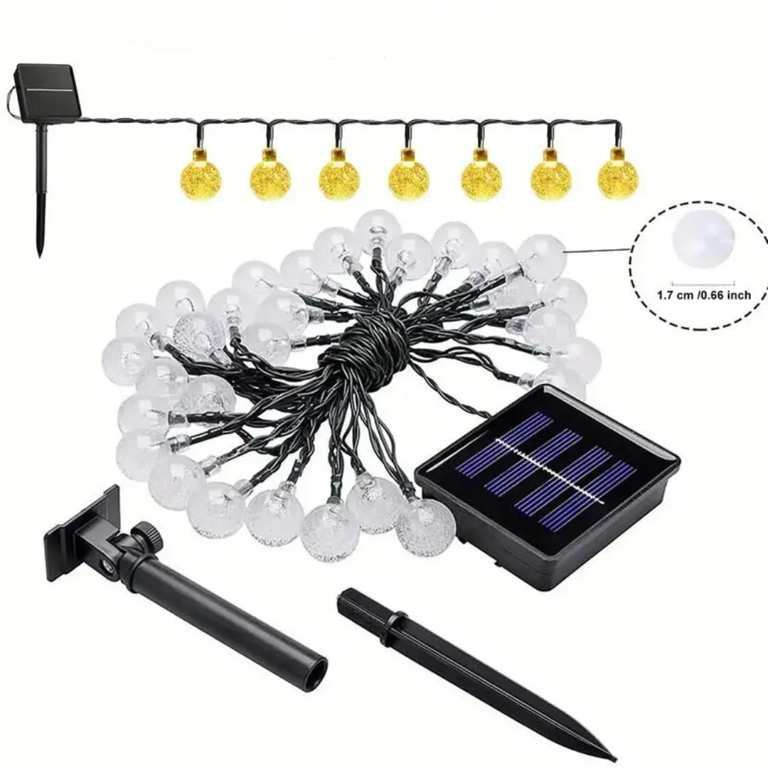 Nachhaltige LED Lichterkette - SolarGlow