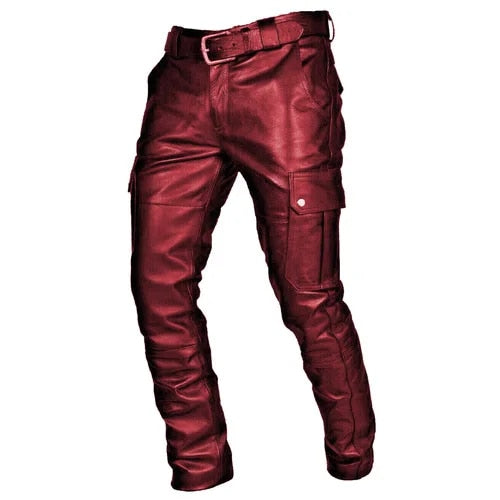 Leder Herren-Motorradhose - Diego