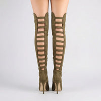 Overknee-Stiefel Mit Hohem Absatz - Lynn