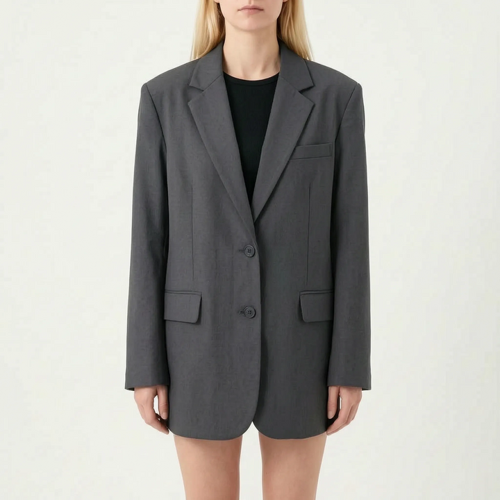 Oversize Blazer Met Enkele Knoop -  Gladys