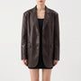 Oversized Blazer Met Enkele Rij Knopen -  Christy