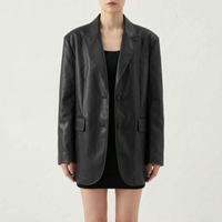 Oversized Blazer Met Enkele Rij Knopen -  Christy