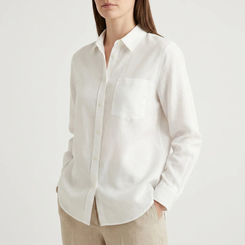 Oversized Button-Down Shirt -  Shirley