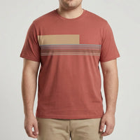 Oversized Color-Block Crew Neck Tee - Jesse