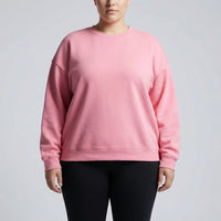 Oversized Crew Neck Pullover Sweatshirt - Christy