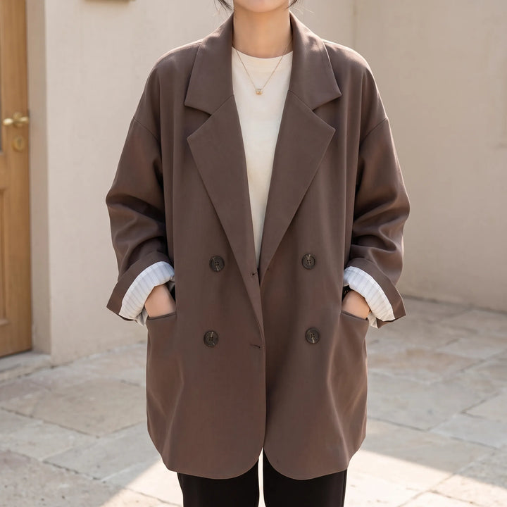 Oversized Double-Breasted Blazer -  Melinda