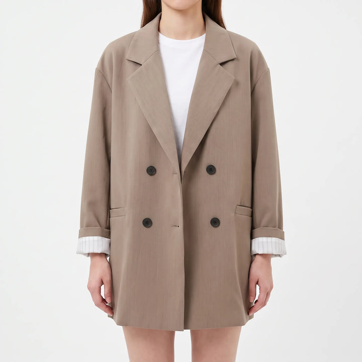 Oversized Double-Breasted Blazer -  Melinda