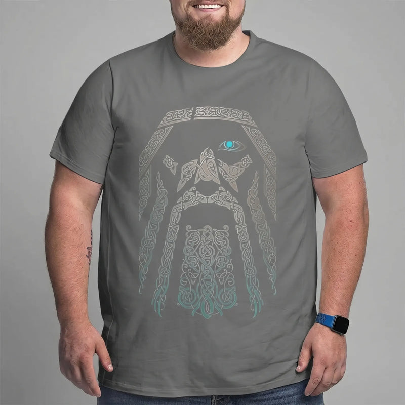 Oversized Norse Graphic Tee Big Tall - Calvin