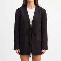 Oversized Zwarte Damesblazer -  Stacy