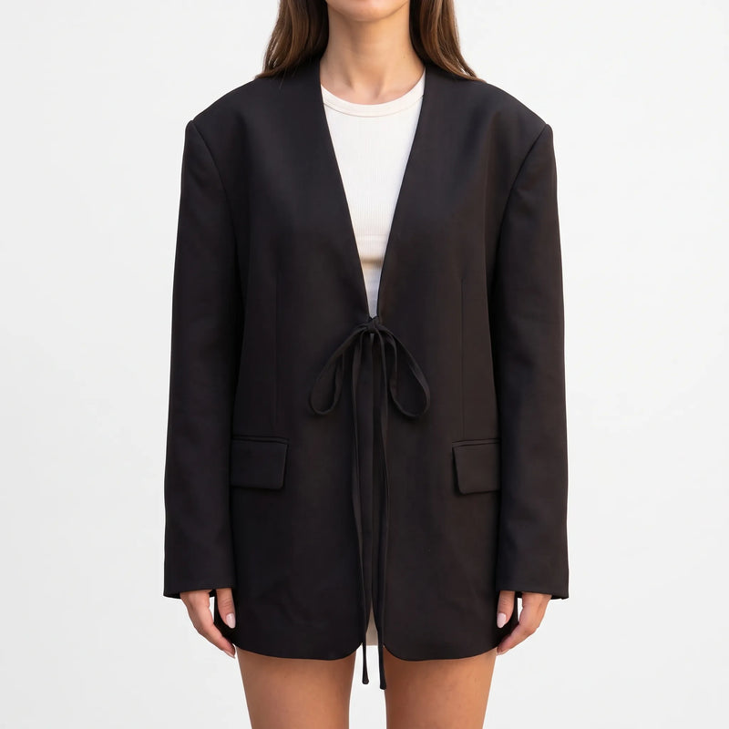 Oversized Zwarte Damesblazer -  Stacy