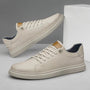 Bequeme Oxford Leder Herren Sneaker - Ethan