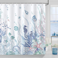 Ozeanmotiv Duschvorhang Polyester - OceanMuse
