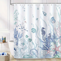 Ozeanmotiv Duschvorhang Polyester - OceanMuse