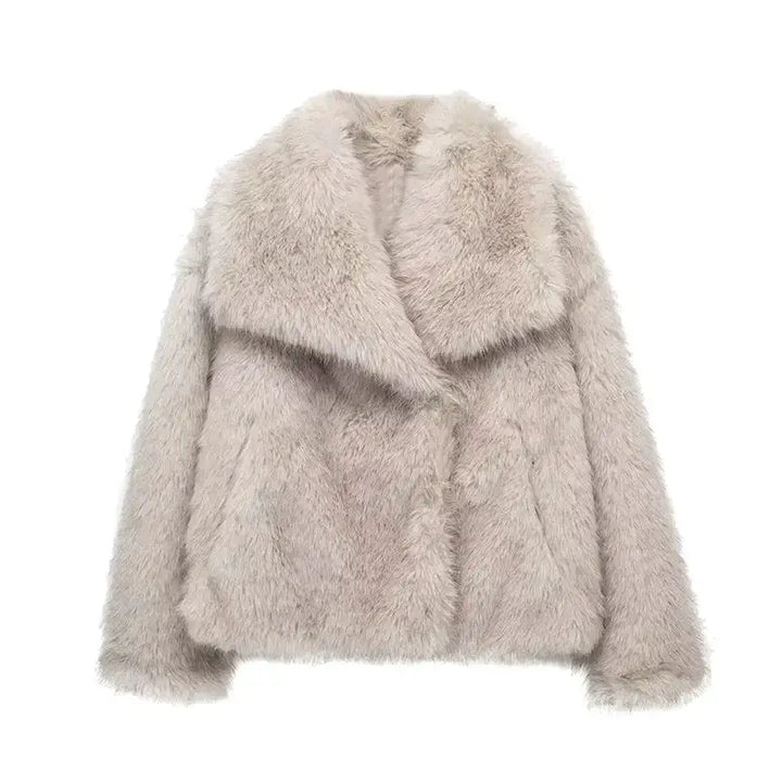 Damen Kunstpelzjacke - Olivia