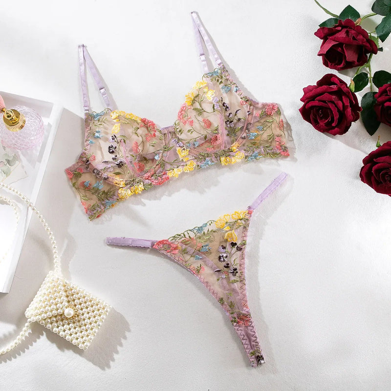 Kanten Lingerie Set | Two-piece with beautiful embroidery