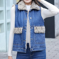 Moderne Denim-Weste für Damen - Noa