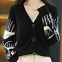 Warmer V-Ausschnitt Cardigan für Damen - Elin