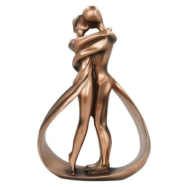 Decoratieve Sculptuur van Omarmende Figuren - Seraphina
