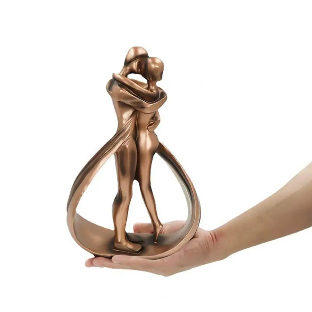 Decoratieve Sculptuur van Omarmende Figuren - Seraphina