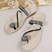 Trendige Damensandalen mit einzigartigem Schneeflocken-Detail – Arluna