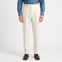 Pantalon Met Hoge Taille En Plooien -  Francis