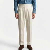 Pantalon Met Hoge Taille En Plooien -  Francis
