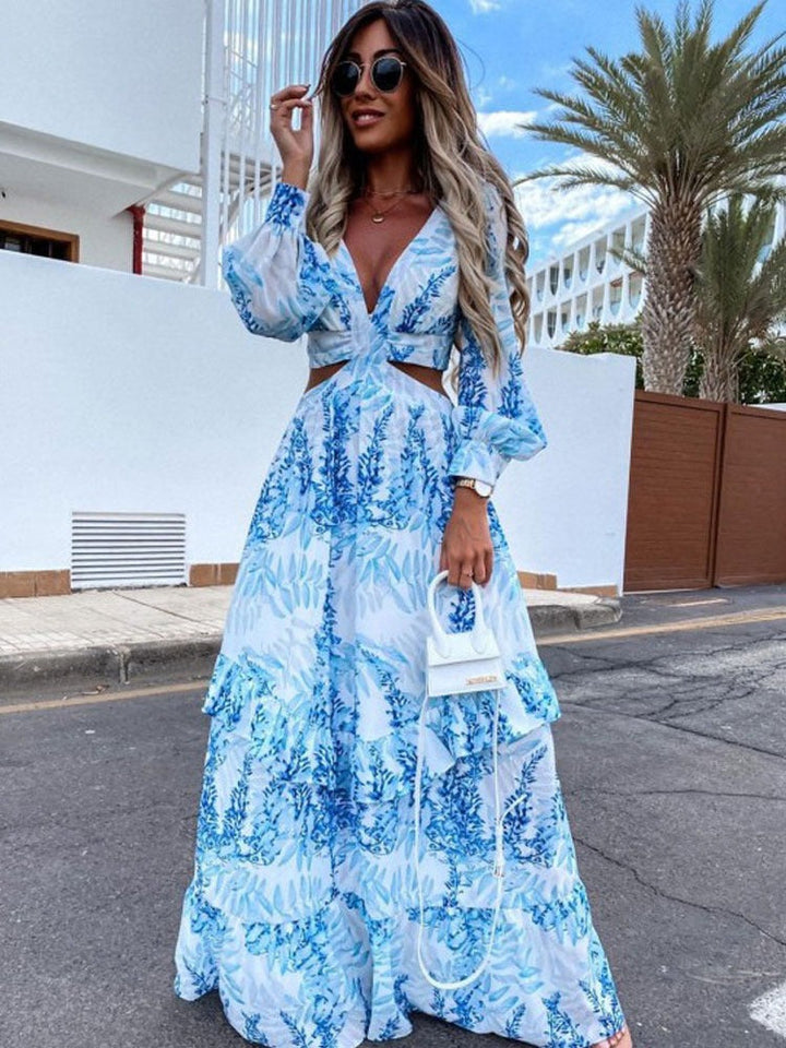 Langes Kleid mit zeitlosem Look - Elara