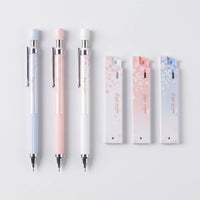 Pastel Floral Patterned Mechanical Pencil Set - Florascribe