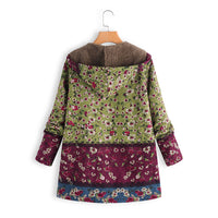 Langer Damen-Teddy-Mantel mit Kapuze - Seraphina
