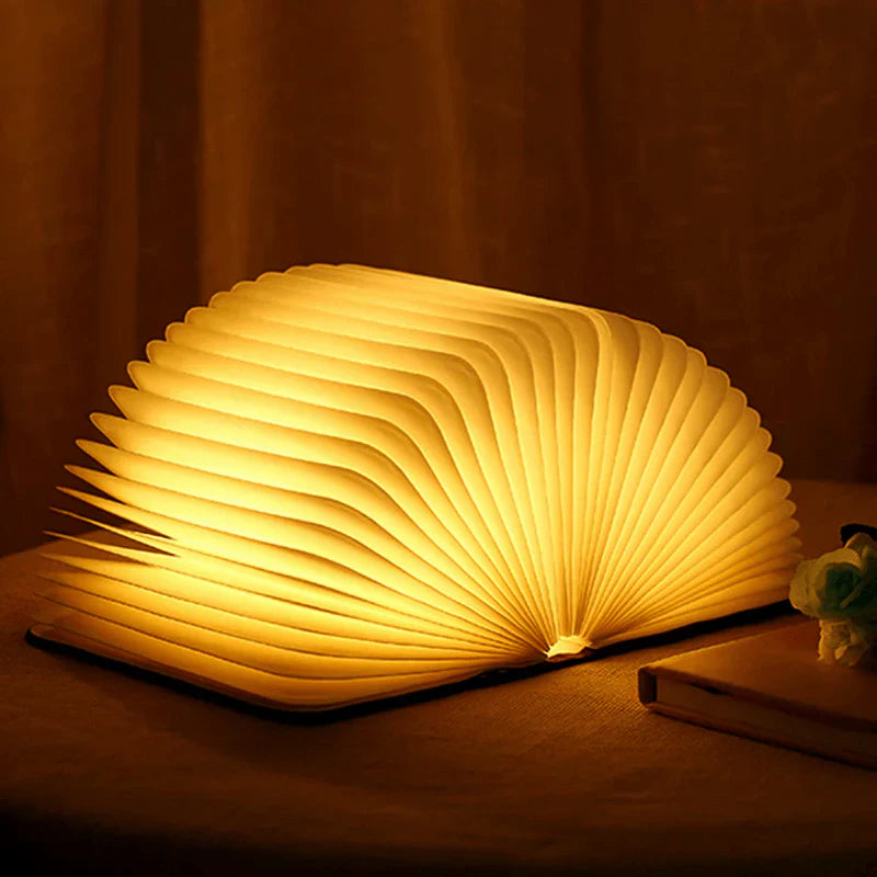 Opvouwbare Boekenlamp met Warme LED-Verlichting - StoryGlow