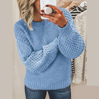 Gestrickter Damenpullover - Elina