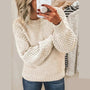 Gestrickter Damenpullover - Elina