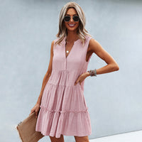 Fröhliches Sommerkleid mit lockerer Passform – Elin