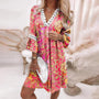 Bedrucktes Lockeres Kleid - Amara