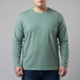 Plain Long Sleeve Crew Neck Tee - Josh
