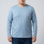 Plain Long Sleeve Crew Neck Tee - Josh