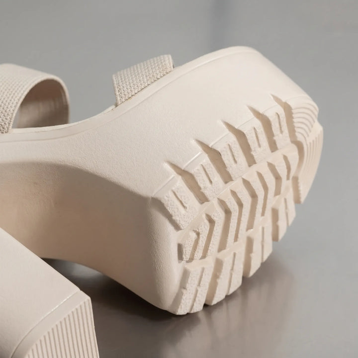 Platform Sandalen Met Blokhak - Tabitha