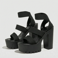 Platform Sandalen Met Blokhak - Tabitha