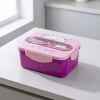 Playful Cartoon Bear Multi-Compartment Bento Box - Craveo