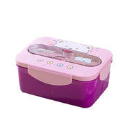 Playful Cartoon Bear Multi-Compartment Bento Box - Craveo