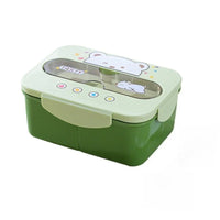 Playful Cartoon Bear Multi-Compartment Bento Box - Craveo