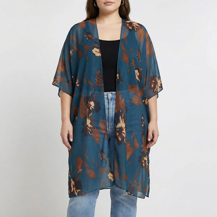 Plus-Size Bohemian Style Beach Duster - Patty